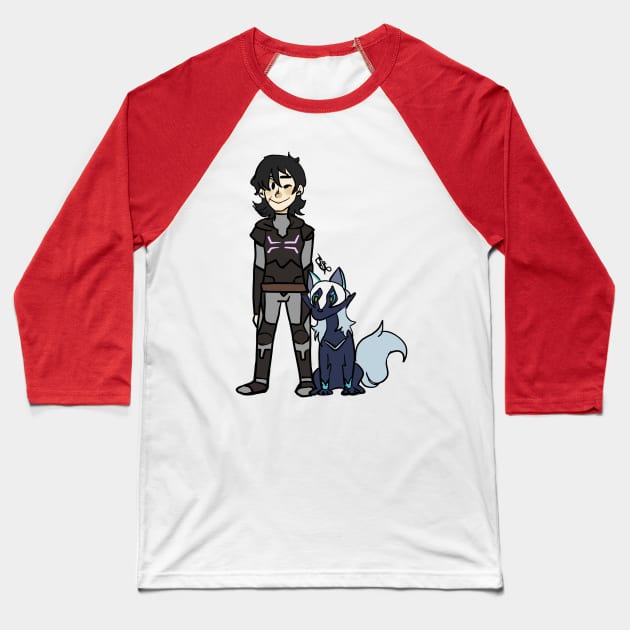 Keith :) Baseball T-Shirt by MershadiesArt